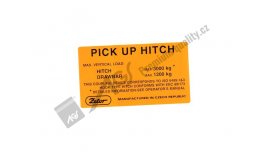 Štítek 3.000 kg AGS