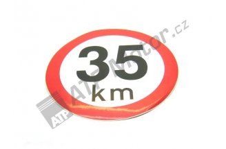 35: Konstrukční rychlost 35 km