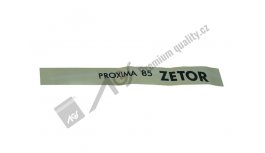 Nápis boční P Proxima 85 AGS