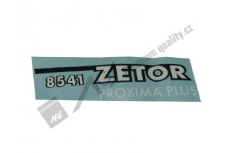 55802014: Nápis P 8541 AGS