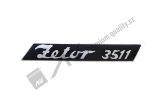 35115303: Nápis ZET 3511 P/L AGS