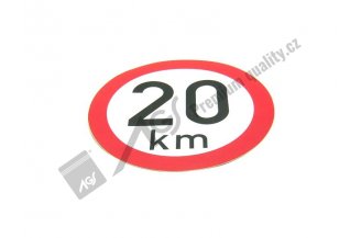 20: Konstrukční rychlost 20 km AGS