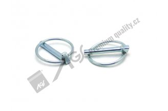 451164107,5: Kolík s kroužkem d=7,50 mm AGS