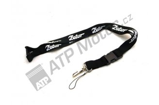 888501072: Klíčenka na krk ZET černá