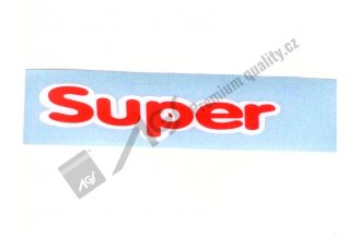 53802011: Nápis Super P AGS