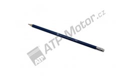 Tužka dřevěná s gumou modrá ATP