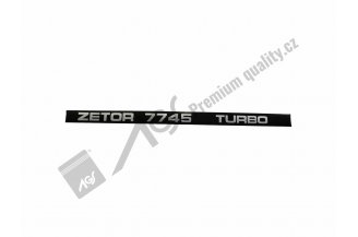 62119303TUR: Nápis boční ZET 7745 L TURBO AGS