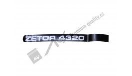 Nápis boční 4320 L MAJ-S AGS