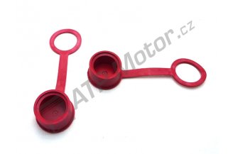33408906R: Dust cap quickcoupling red outer