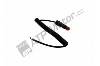 KABZAPSP: Kabel spirálový se zástrčkou do zapalovače