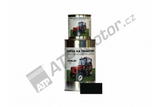 BARCERNAPUR1: Barva černá  polyuretan 1,25 kg