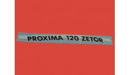 Aufschrift ZET Proxima 120 P
