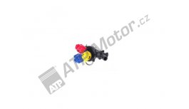 Hlava otočná koncová - 3 trysky