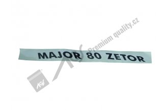 50802002: Nápis boční  Major 80 P MAJN AGS