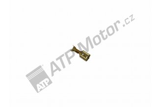 KONF6,3J: Flachsteckdose F 6,3 mit Zunge