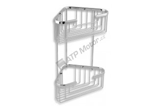 6078,0: Dvojitá rohová police malá hluboká Drátěný program chrom