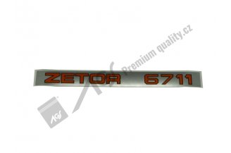 67115305: Nápis ZET 6711 L+P AGS