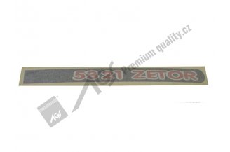 53802017: Nápis 5321 P AGS