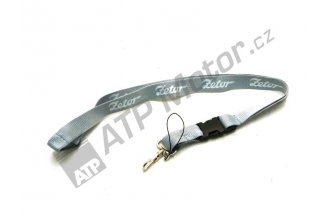 888501073: Klíčenka na krk ZET stříbrná