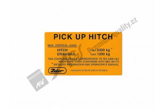 10453125: Štítek 2.400 kg AGS