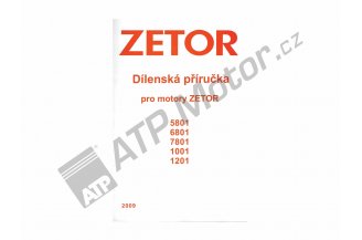 222212351: Příručka dílenská motory UŘ III Z5801-1301 CZ