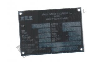 89805024: Production plate ZTS