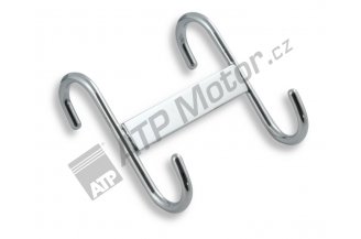 6001,0: Dvojháček na otopný žebřík Metalia Drátěný program chrom