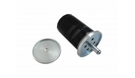 Set of oil filters for full-flow filter hiden in the bowl