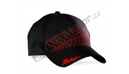 Cap black with tire track