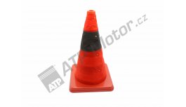 Kužel skládací reflexní  h=42 cm oranžový