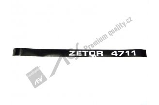 47115302: Nápis ZET 4711 P AGS