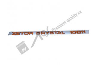83802001: Nápis ZET CRYSTAL 10011 P AGS