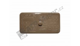 Víčko pojistkové skříňky