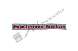 16802038: Nápis Forterra Turbo P AGS