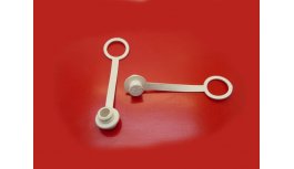 Dust cap socket ISO 12,5 white