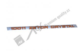 83802002: Nápis ZET CRYSTAL 10011 L AGS