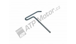 Hák pojistný kapoty motoru úprava STS za sací potrubí