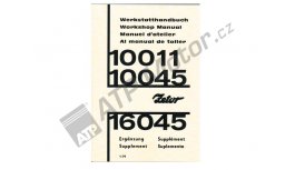Werkstatthandbuch Anhang Z 10011-10045-16045 AJ