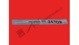 Nápis boční P Proxima 105 AGS