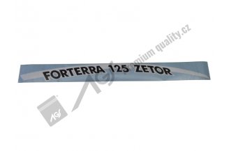 29802007: Nápis boční L Forterra 125 FRT AGS