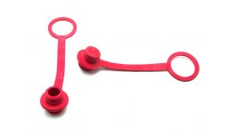 Dust cap socket ISO 12,5 red