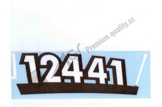 15802087: Nápis P FRT 12441  AGS