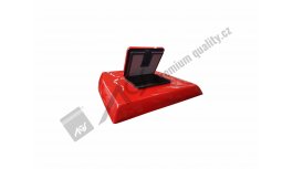 Střecha úplná PLAST s poklopem červená BK 6011 6245-7907 AGS