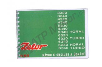 Operators manual 3320-6340