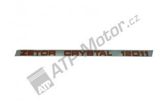 86802002: Decal ZET CRYSTAL 12011 LH