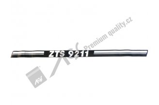 83804592: Nápis ZTS 9211 L AGS