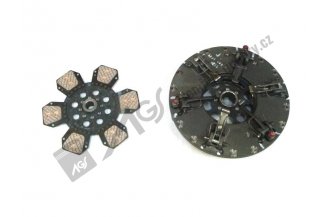 938629AGS: Clutch assy 310 with plate KO 93-942-029 AGS *