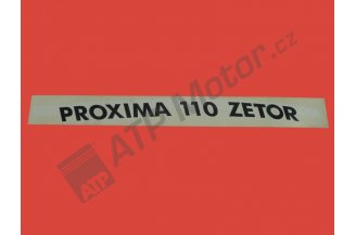 65802120: Nápis ZET Proxima 110 P