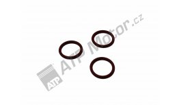 Těsnící kroužek o14x2 Si červený