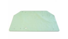 Glass rear Z 7520-10540 hole distance 640 mm KS